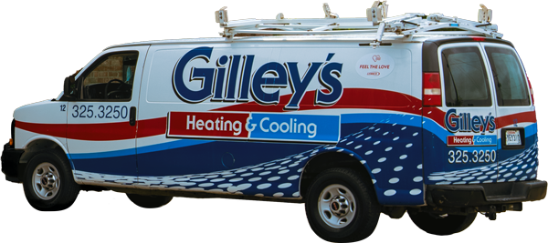 Gilley's Heating And Cooling Van