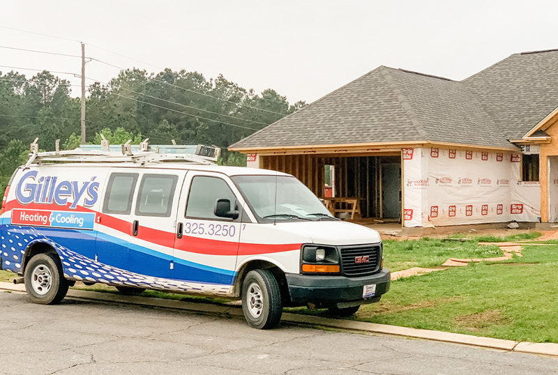 New Construction at Gilley's Heating and Cooling