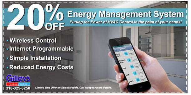 20% Energy Management System at Gilley's