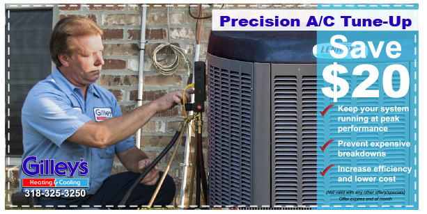$20 Off AC Tune Ups at Gilley's